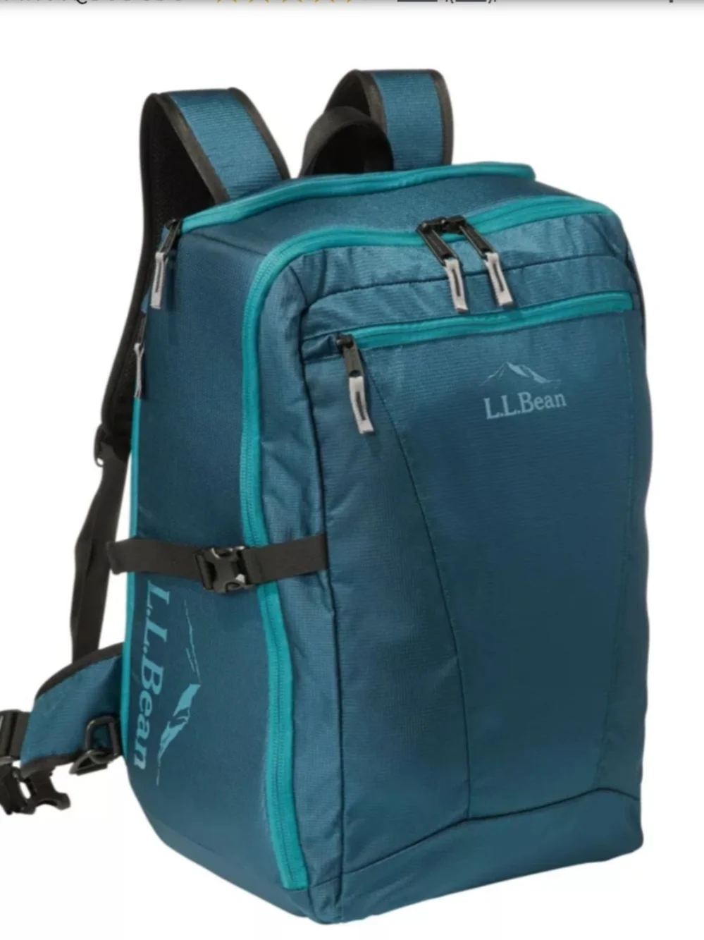 L.L.Bean Approach Travel Pack 39L Deep Admiral Blue Carry On Backpack